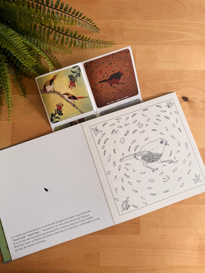 Libro para Colorear: Aves y Relatos que viven en el Bosque